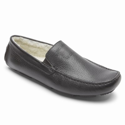 Sapatos Casual Rockport Rhyder Slipper Homem Pretas PT-72831